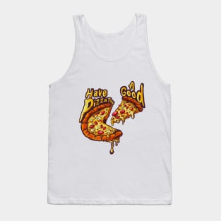 Flavorful Pizza Art Tank Top